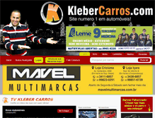 Tablet Screenshot of klebercarros.com